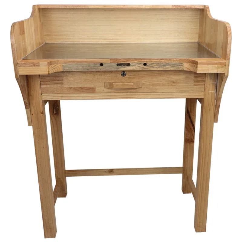 Solid wood table metalworking table, operation table gold tool table, waterproof and heat-proof jewelry mold making, beating