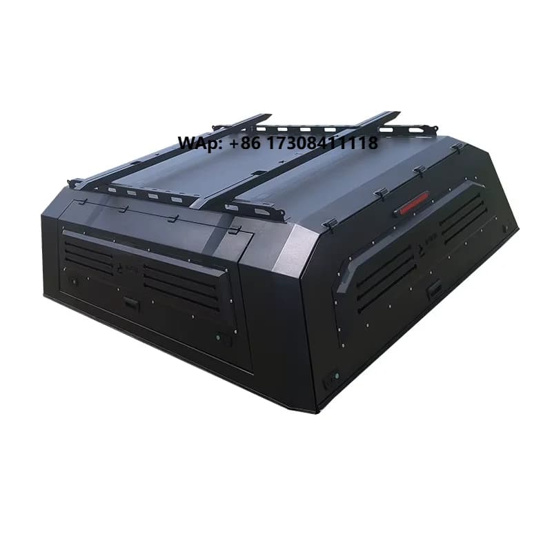 Pickup Truck Cover Aluminum Alloy Truck Canopy 4x4 Slide on Topper Camper Hardtop for Gladiator