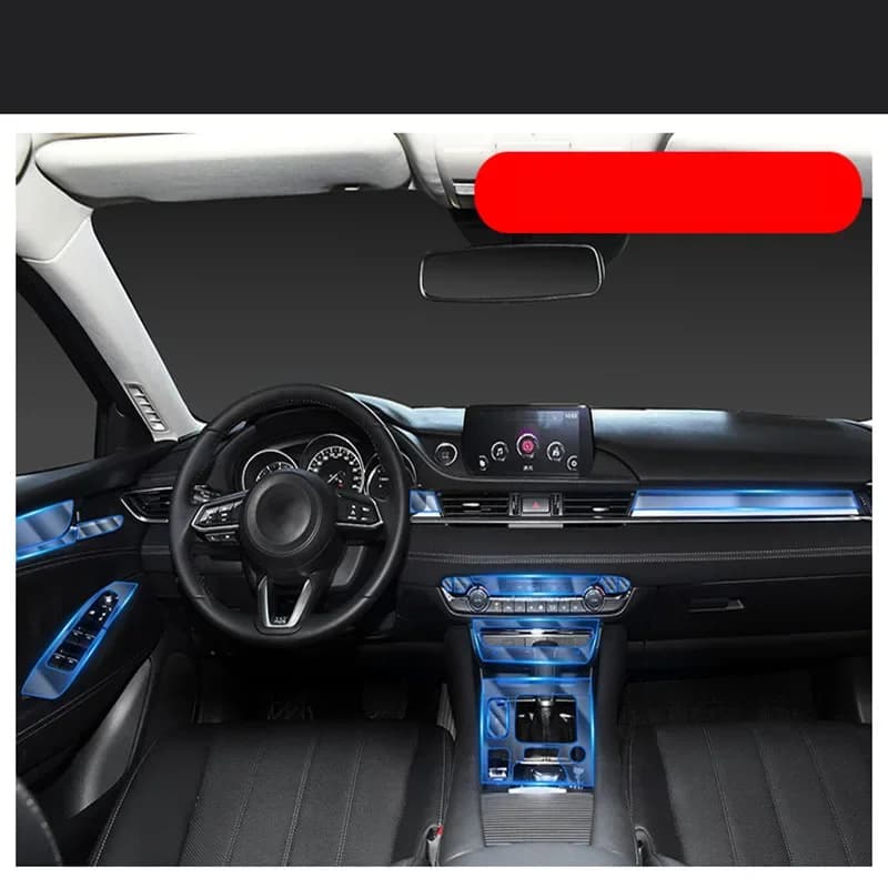 For Mazda 6 Atenza 2024 2021 Transparent Car Center Dashboard Navigation Screen Gear Panel Protection TPU Film Interior Sticker