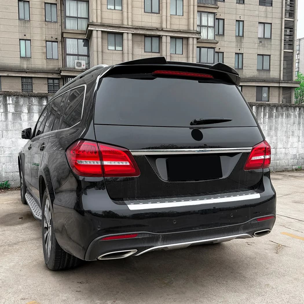 For Mercedes Benz GL GLS X166 2013-2019 Car Rear Trunk Lid Roof Spoiler Wings Car Body Kit Exterior Tuning Accessories
