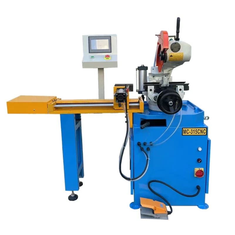 Full Automatic Stainless Steel Pipe Cutter Metal Cold Sawing Tube Pipe Cutting Machine