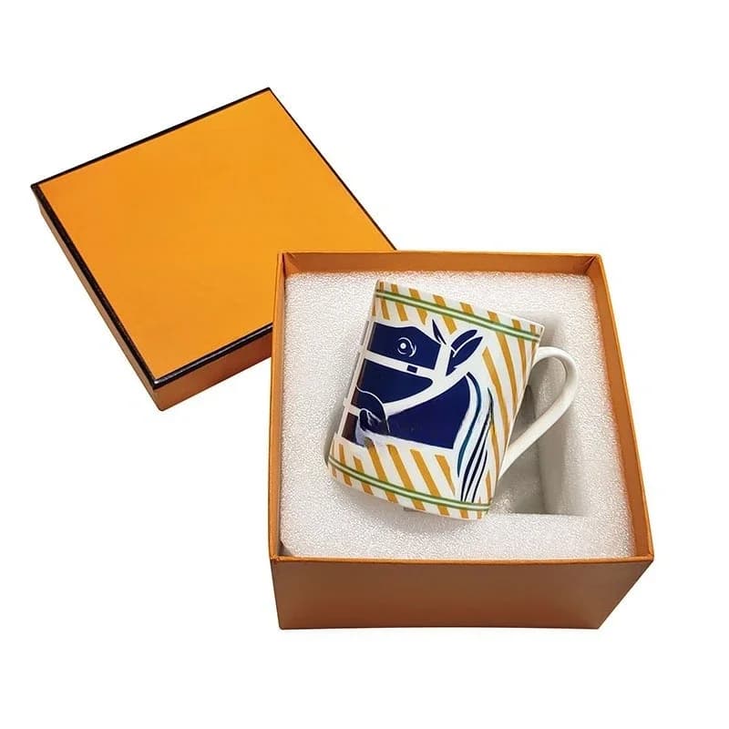 Simple mug ceramic, men's and women's milk household gift water cup, office  cup