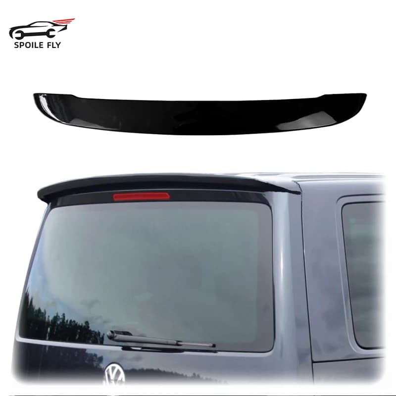 For Volkswagen Transporter T6 & T6.1 2015-2019 High Quality ABS Car Rear Wing Sportline Tailgate Spoiler Glossy Black