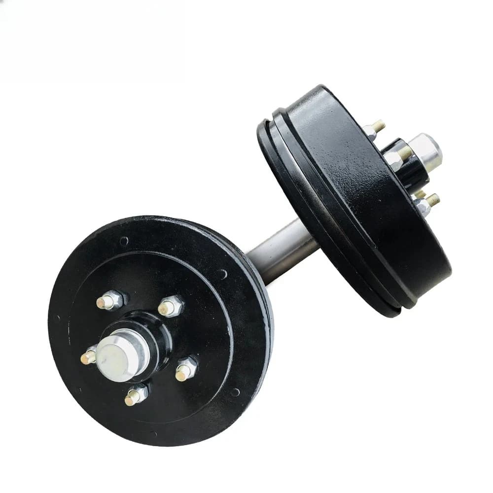 10INCH Electric Brakes Half Axle Hub Shaft Drum Style 5-114.3 6-139.7 CAP 3500Lbs One Pair Price RV Parts Camper Accessories
