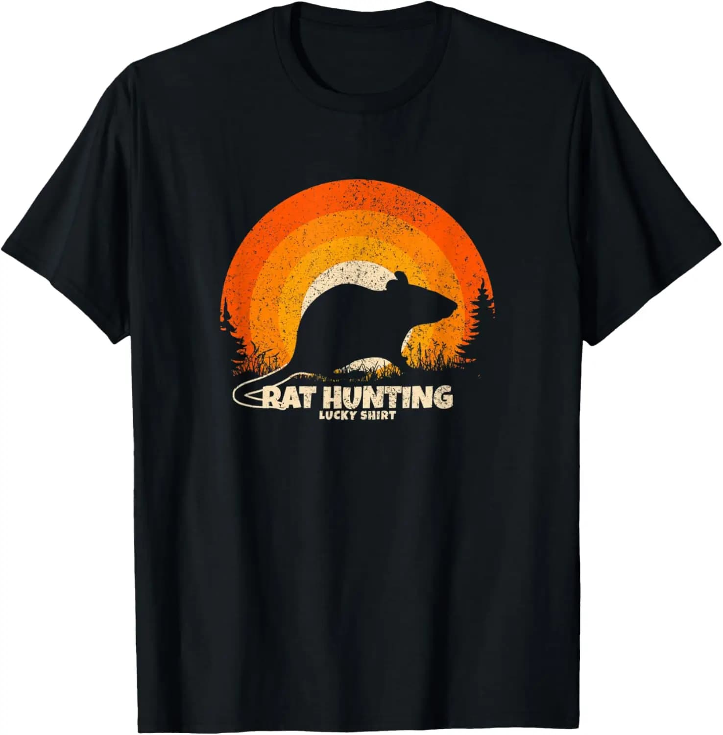 Rat Hunter Lucky Charm Kangaroo Rat Hunting T-Shirt 100% Cotton O-Neck Short Sleeve Summer Casual Mens T-shirt Streetwear
