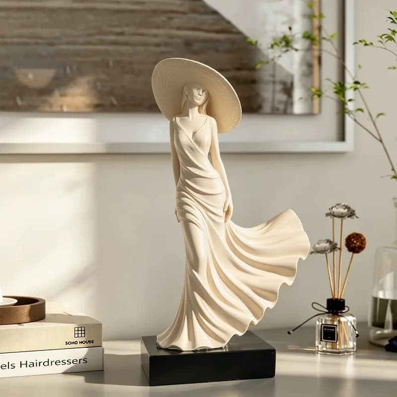 Art Figure Ornament Living Room Light Luxury High-end Electric Sculpture Decoration Maison تحف كبيره للمنزل Статуэтки Кошек