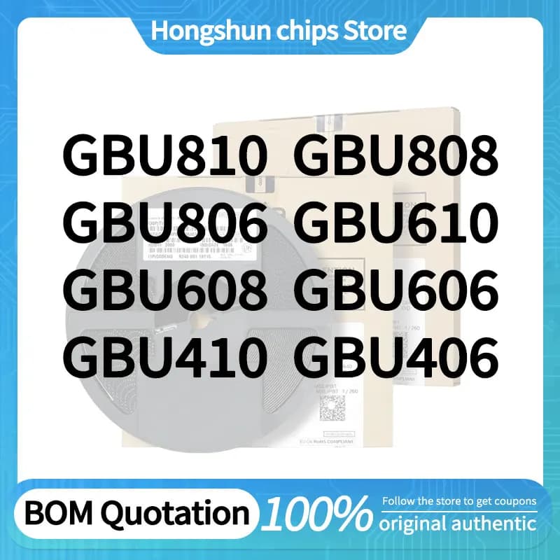 5 pieces/batch GBU406 GBU410 GBU606 GBU608 GBU610 GBU806 GBU808 GBU810 Sturdy plastic shell