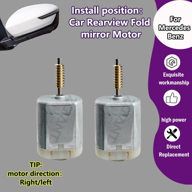 AZGIANT For Ford Puma/Edge/Explorer/Mustang Car Exterior Folding Mirrors R L 12V Motor Electric adjustment torque accessories