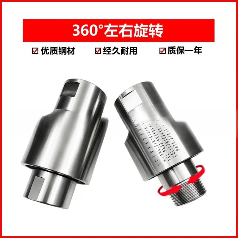 304/316 Stainless Steel Rotary Joint High Temperature High Speed High Pressure    Insertion Hydraulic Pipe Articulation