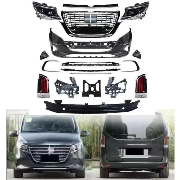 Luxury -Style Body Kit for  Vito / Metris (2016+) | Grille Bumper Spoiler Exhaust Trim