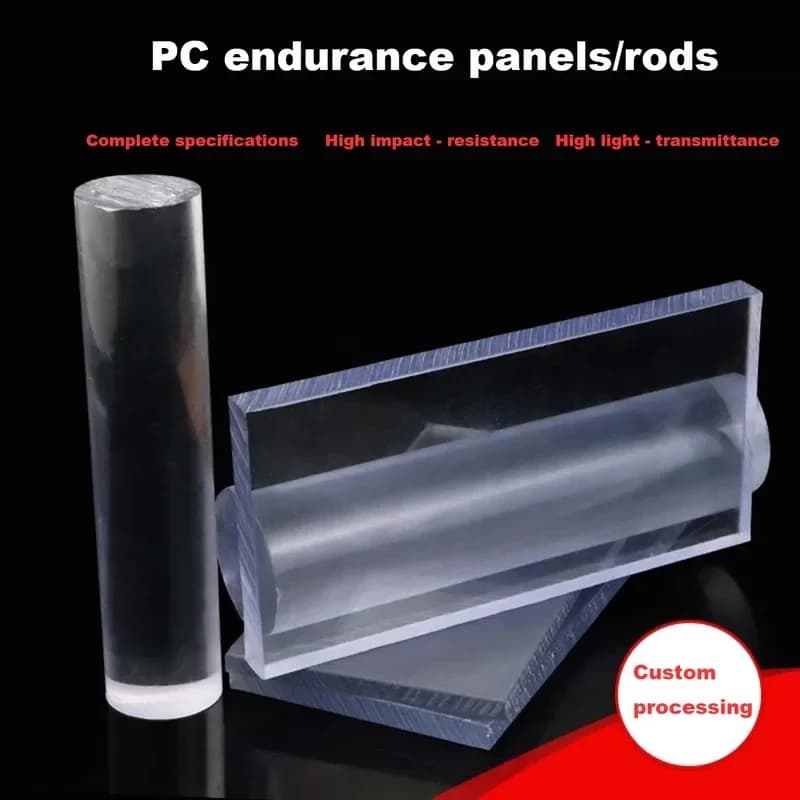 High Transparent Polycarbonate Sheet PC Endurance Board Wear Resistant Hard Panel 2-10mm