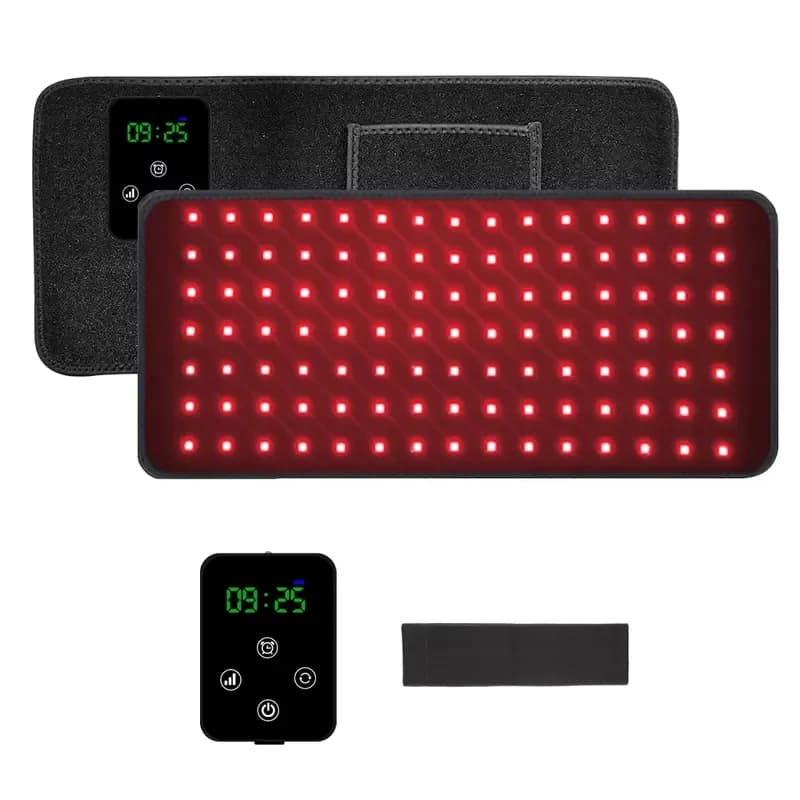 Red Light Therapy Belt for Pain Relief and Muscle Recovery 660nm 850nm for Home Use