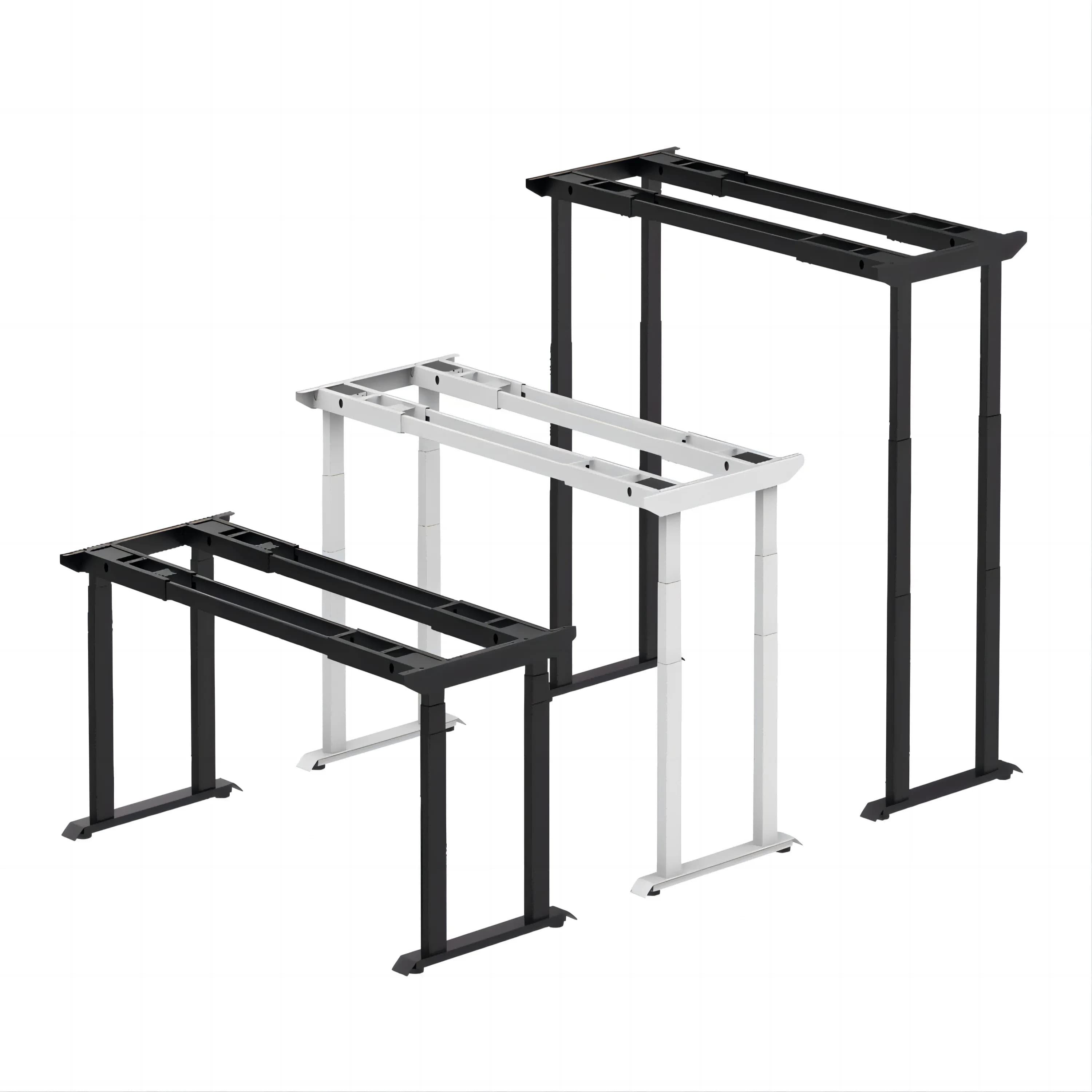 Large Standing Desk Height Adjustable Home Office Desk With Intelligent Lifting System Dual Motors High Load Capacity 4 Leg Lift