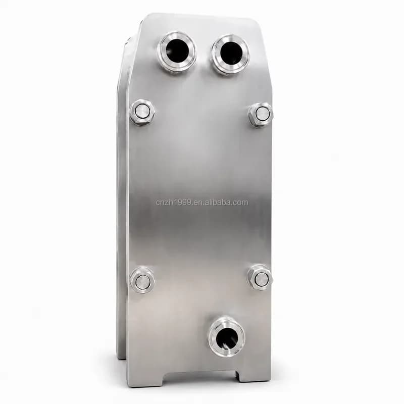 Sanitary Stainless Steel Plate Heat Exchanger for Milk Beverage Food Processing Water Cooling Heating