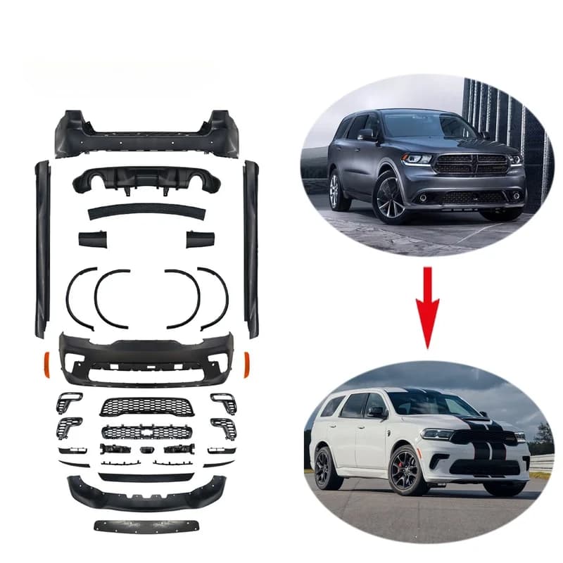 High Quality Old To New Facelift Modified Surround Body Kit Front Rear Bumpers Exterior Tuning Accessories Fit for Durango
