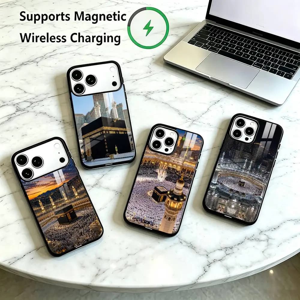 Holy Mosque Mecca Kaaba  Phone Case For iPhone18 17,16,15,14,13,12,11 Plus,Pro Supports Magnetic Wireless Charging Gift