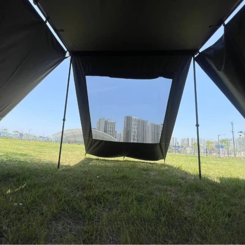 Thickened cloth outdoor tent stall warm windproof car side tent side cloth