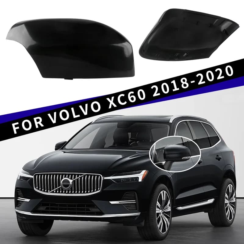 Rearview Mirror Housing Cover Cap For Volvo XC60 2018 2019 2020, Auto Side Mirror Shell Exterior Accessories