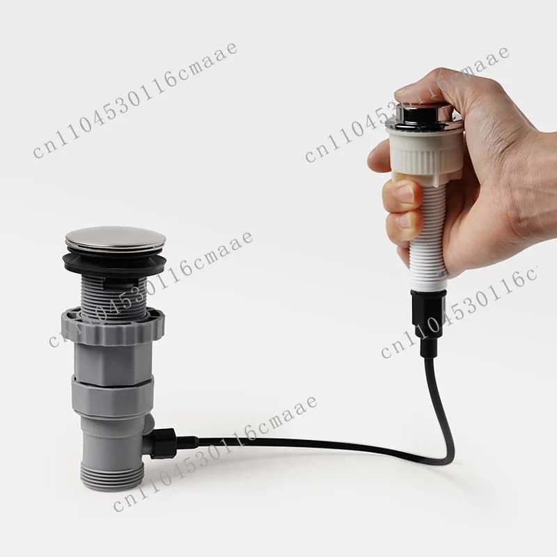 Basin, table control sewer, hotel household bathroom, washbasin button control, sewer plug, insect-proof washbasin
