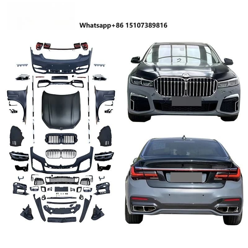 Car Body Kit for 7 Series F01/F02 Upgrade to 2021-2022 Year G11/G12 MT Body Kits F02 Old to New Body Kit