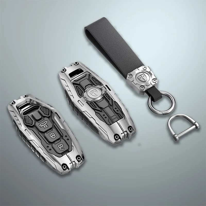 New Zinc Alloy Car Smart Remote Key Case Cover For Audi A3 A5L Q6 A6L Q5 New 2025 Key Car Remote Control Protective shell