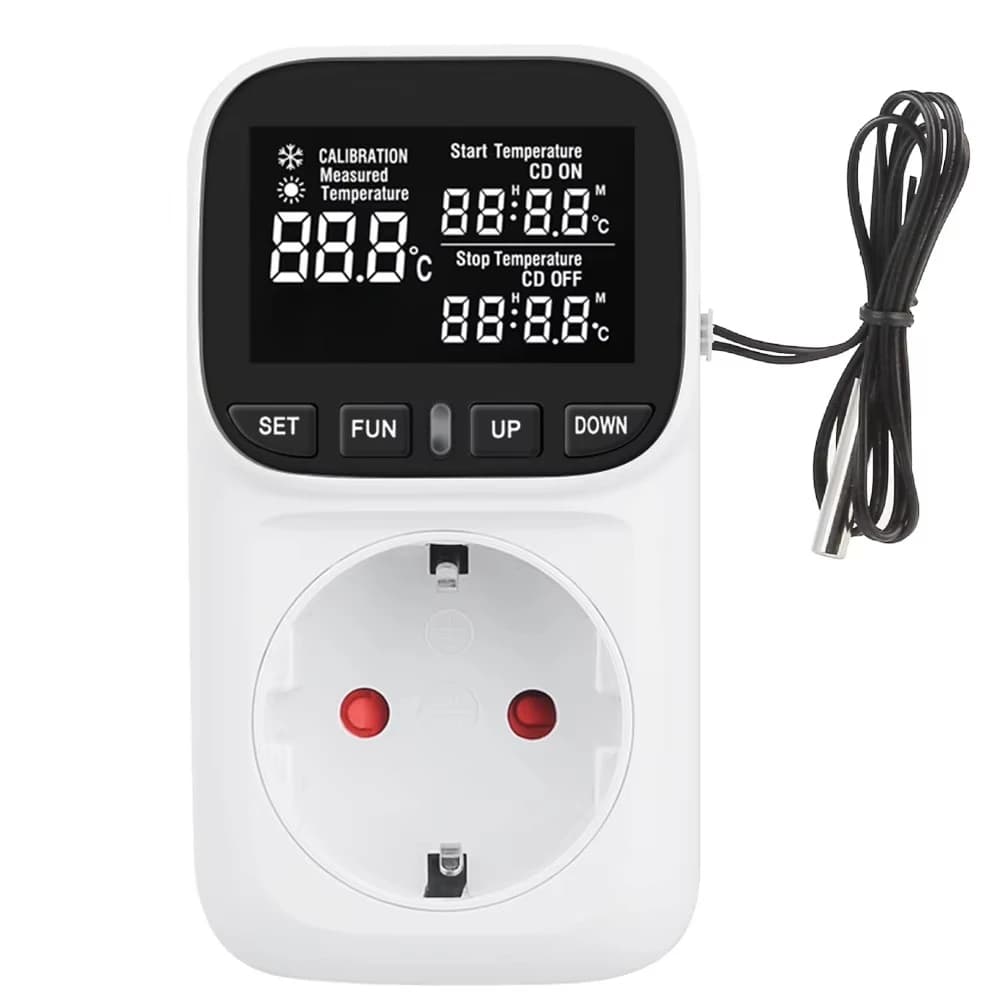 Best Seller New Digital Timer Socket Temperature Controller Thermometer