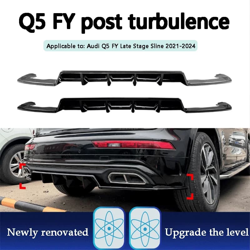 Suitable for Audi Q5 FY later Sline 2021-2024 dedicated rear lip spoiler modification accessories