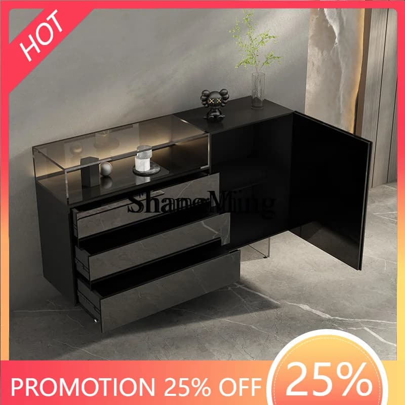 FG Modern Simple Entrance Cabinet Living Room Wall Storage Dining Room Tea Cabinet