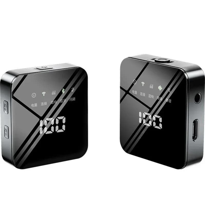 MC202 wireless collar microphone live streaming host live recording outdoor short video