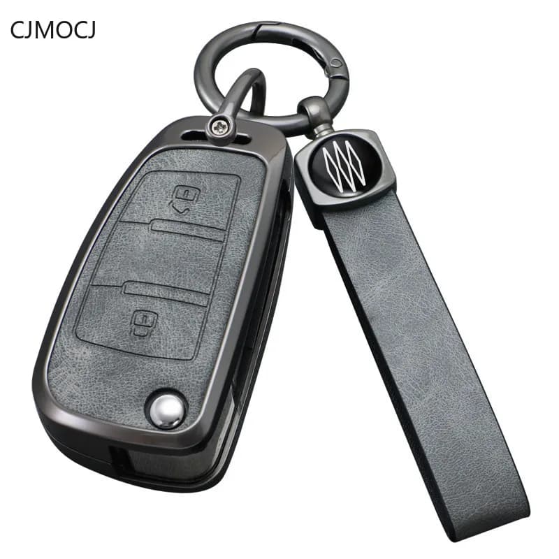 Premium Zinc Alloy Key Cover Case for Jiangxi Isuzu Mu-X / Bidewen E3 / Lingtuo / Ruimai (2024) - Protective Key Fob Shell