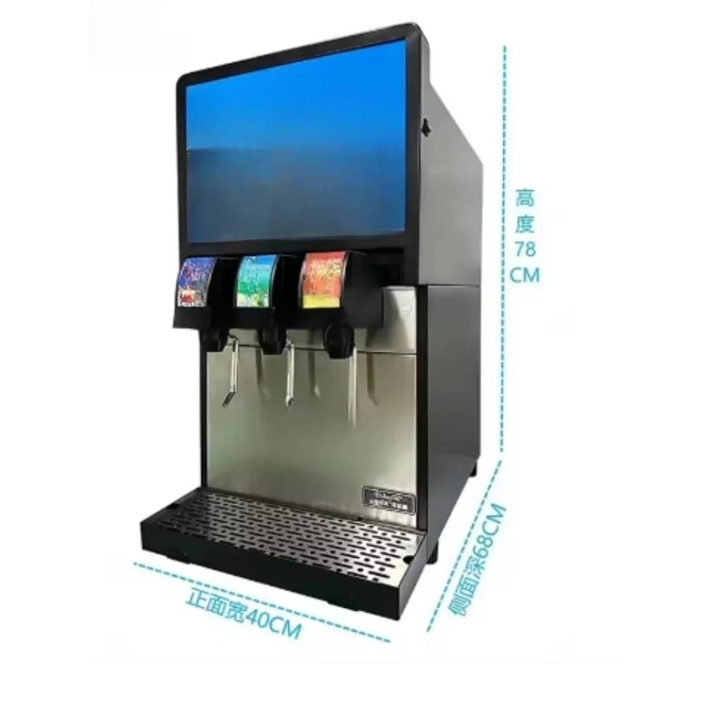 Commercial stainless steel soda fountain machine high efficiency cola beverage dispenser carbonated slush beer machine