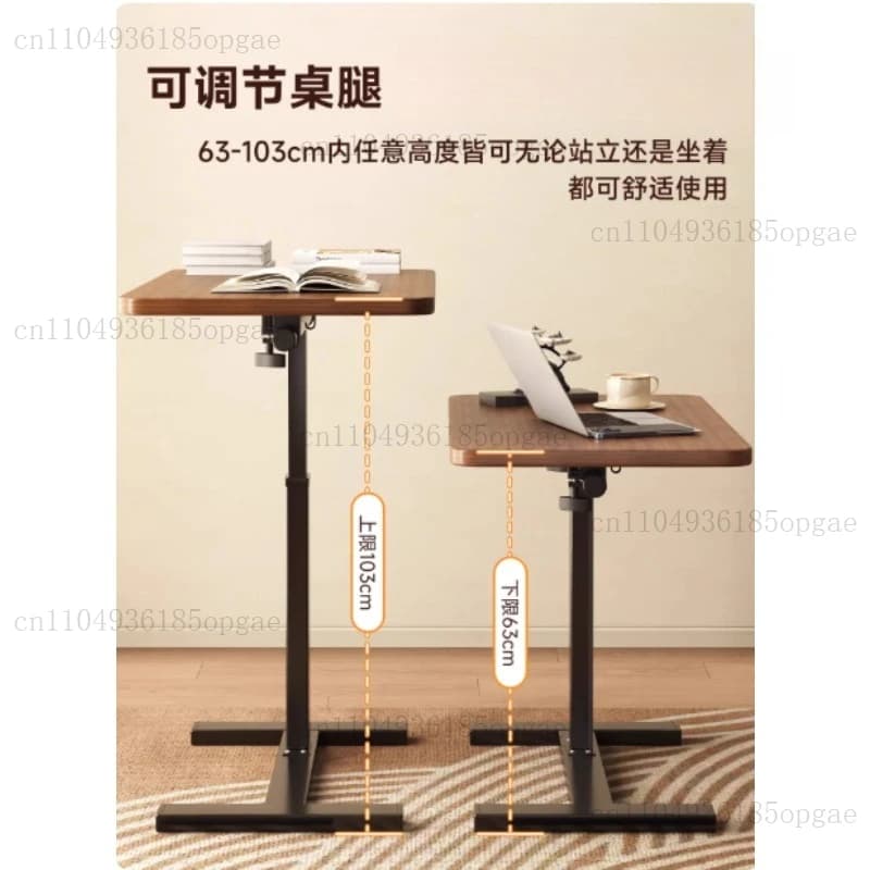 Bedside Table Movable Lifting Table Folding Desk