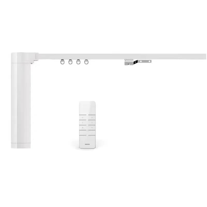 for Fortune Motorized Aluminum Curtain Track Set Smart Electronic Modern Automatic Remote Control for Balcony