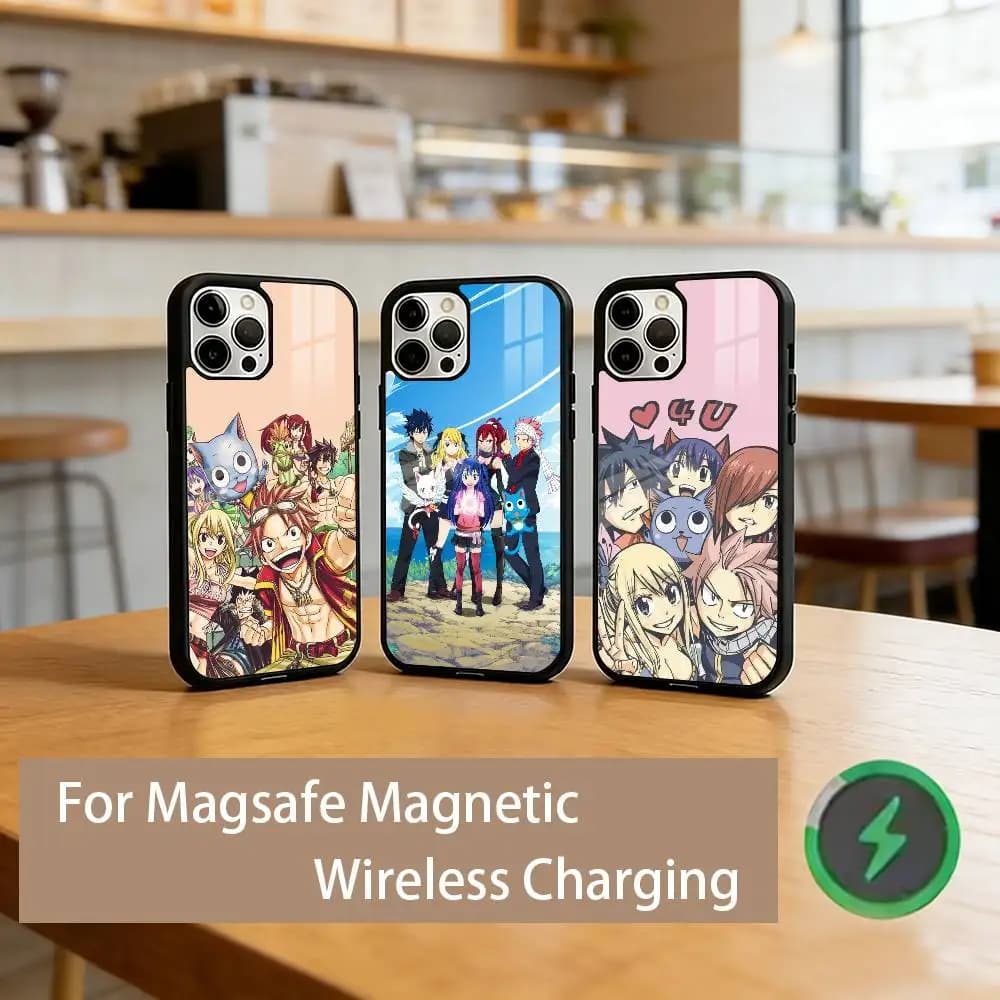 F-Fairy T-Tail  Phone Case For iPhone17,16,15,14,13,12,11 Plus,Pro Magnetic with Magsafe Wireless Charging
