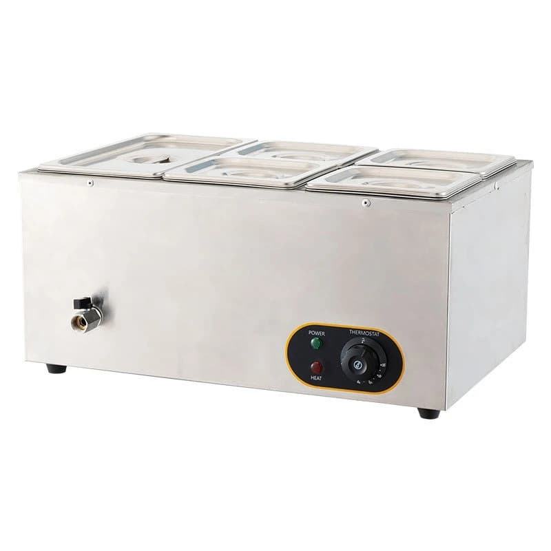 Heating and temperature control stainless steel soup pool desktop insulation