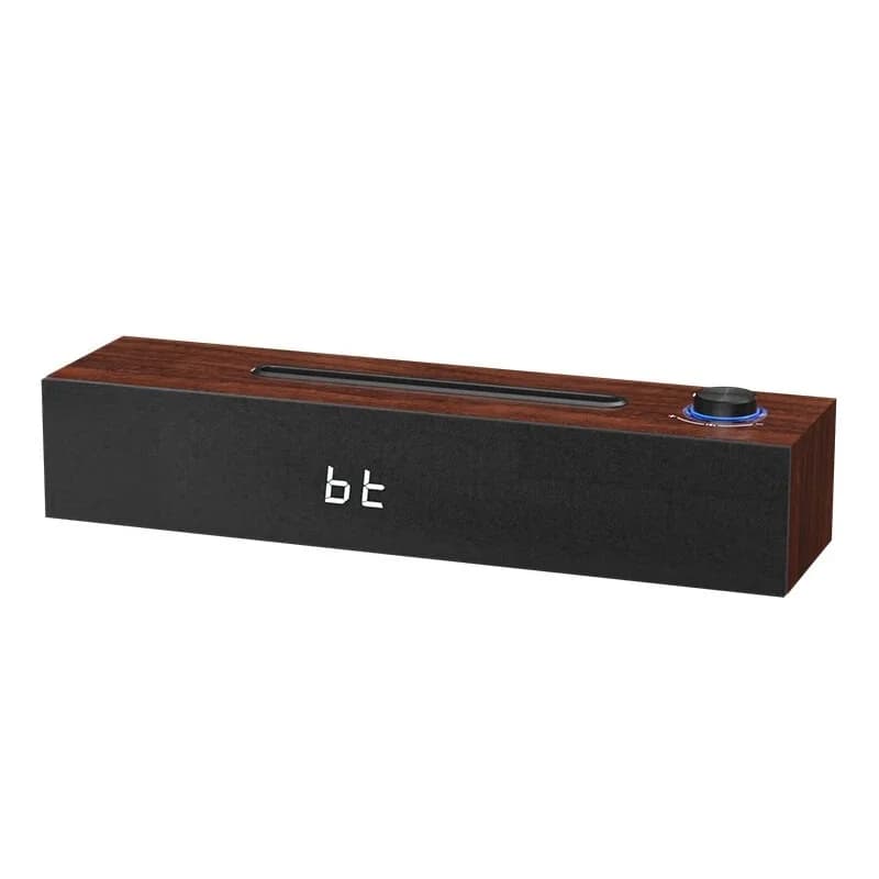 SPA3809 Computer audio Bluetooth speaker Desktop desktop wooden clock