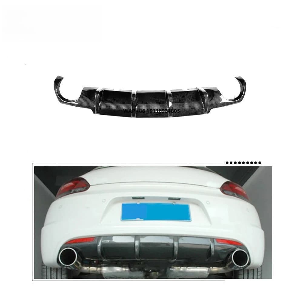 Rear Bumper Position Carbon Fiber Rear Diffuser for VW Scirocco R