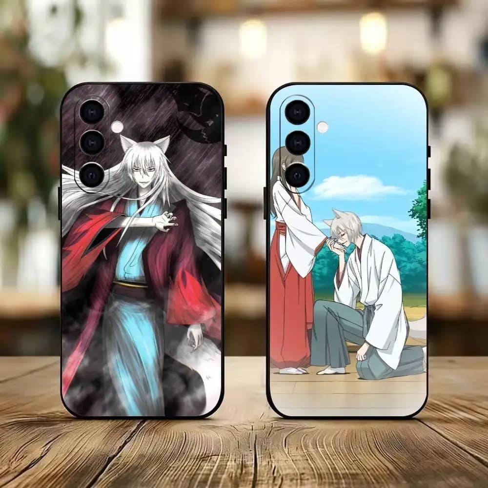 M-misama Kiss T-Tomoe  Phone Case Black Silicone Soft For Samsung Galaxy A73,A72,A71,A70,A53,A52,A51