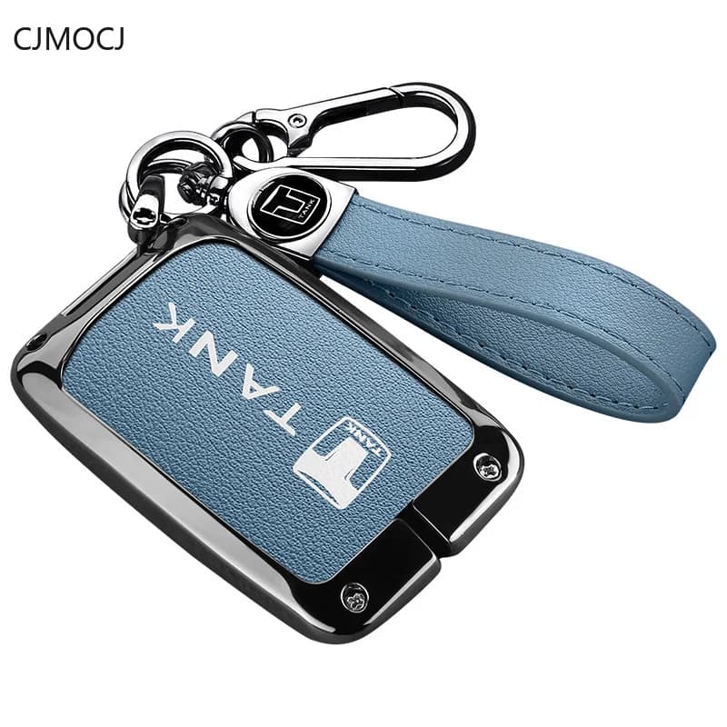 Premium Zinc Alloy Key Cover Case for Tank 300/400/500/700/Hi4-Z/400 Hi4-T - Protective Key Fob Shell Keybag Keychain