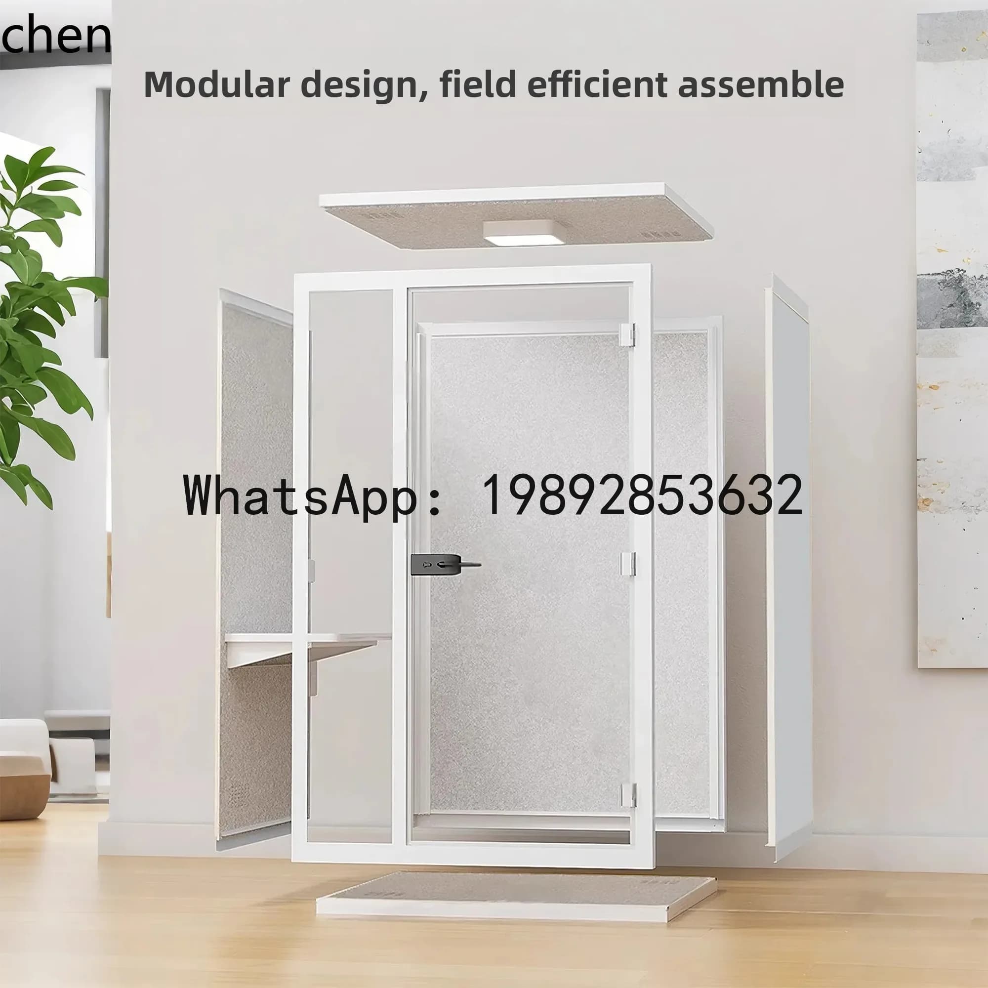 Soundproof Room Office Silent Live Streaming Room Indoor Recording Studio Mobile Conference Cabin