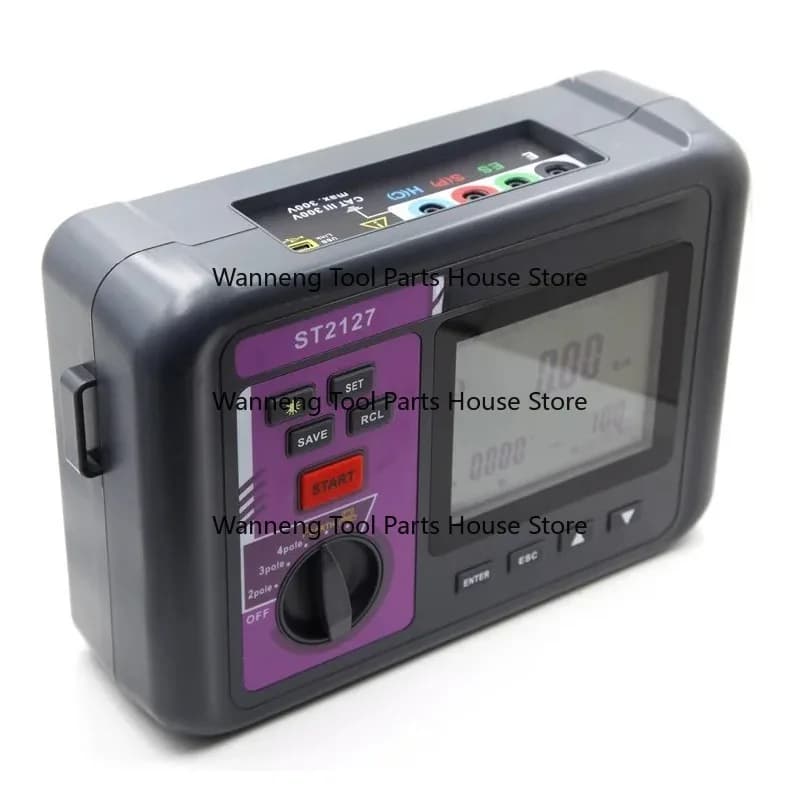 ST2127 intelligent soil resistivity, four-wire measurement grounding resistance tester, one piece wholesale