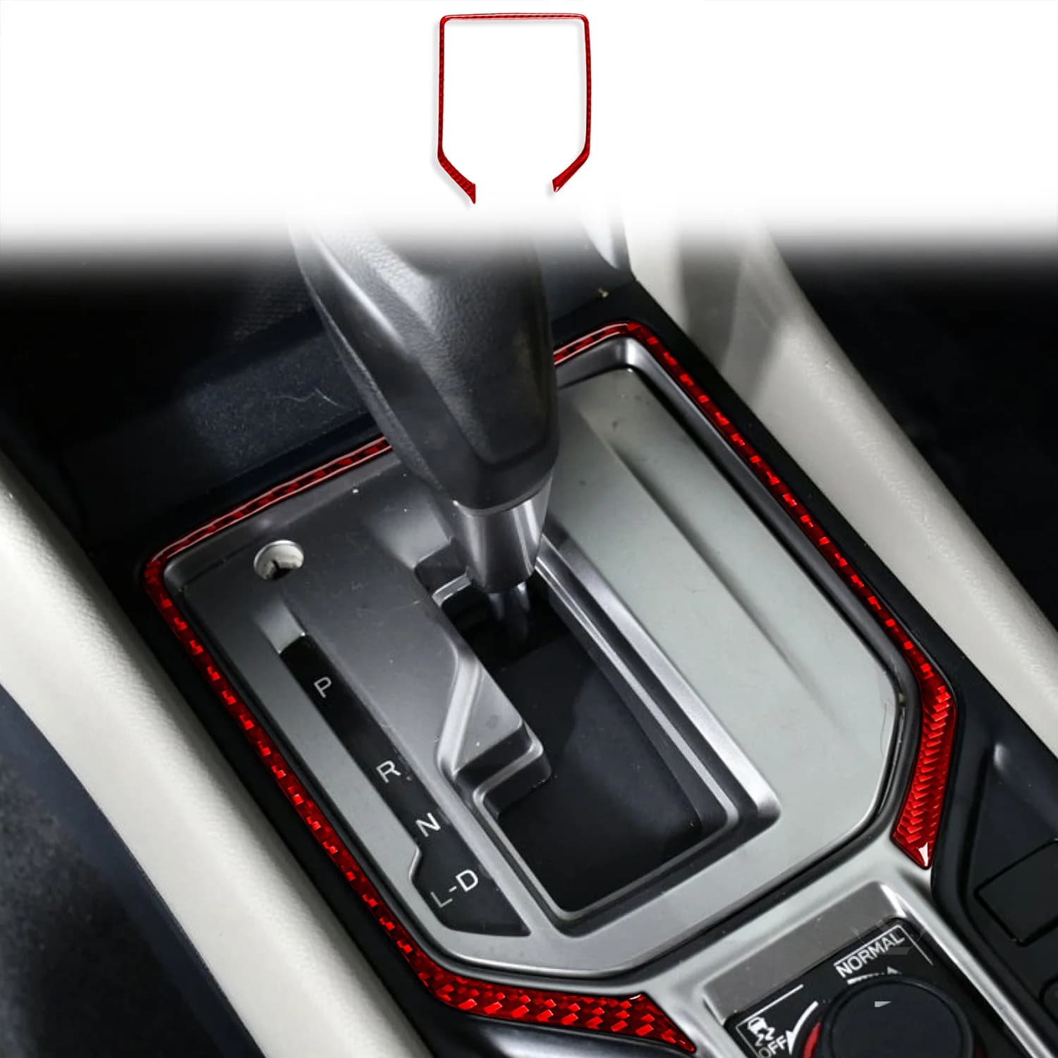 LHD! RHD! For Subaru Forester SK 2019-2024 Center Console Gear Shift Surround Trim 1 Piece Carbon Fiber Interior Cover