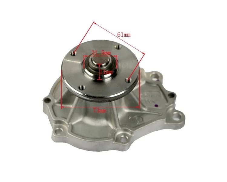 Forklift Parts H20/H15 Diesel Engine Water Pump, 21010-50K26
