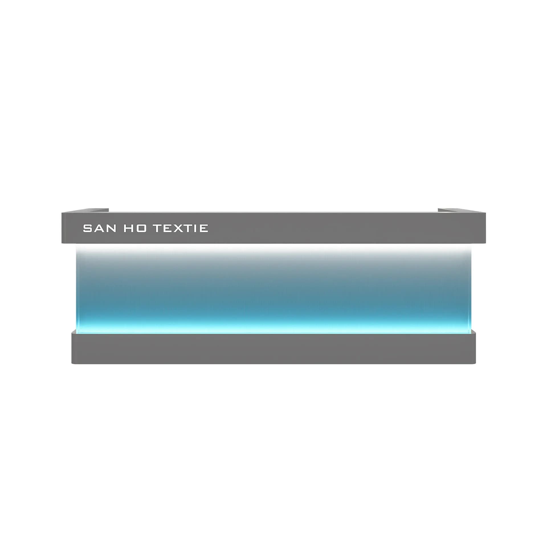 CX modern stainless steel bar checkout page gym dance studio reception desk