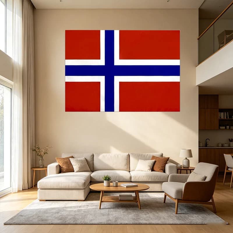 1pc Norway Tapestry Fabric Decoration Wall Tapestry Wall Decoration, Polyester Wall Art, Decoration, Suitable for Bedroom