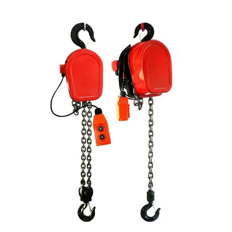 Fixed hook hoist ring chain electric hoist