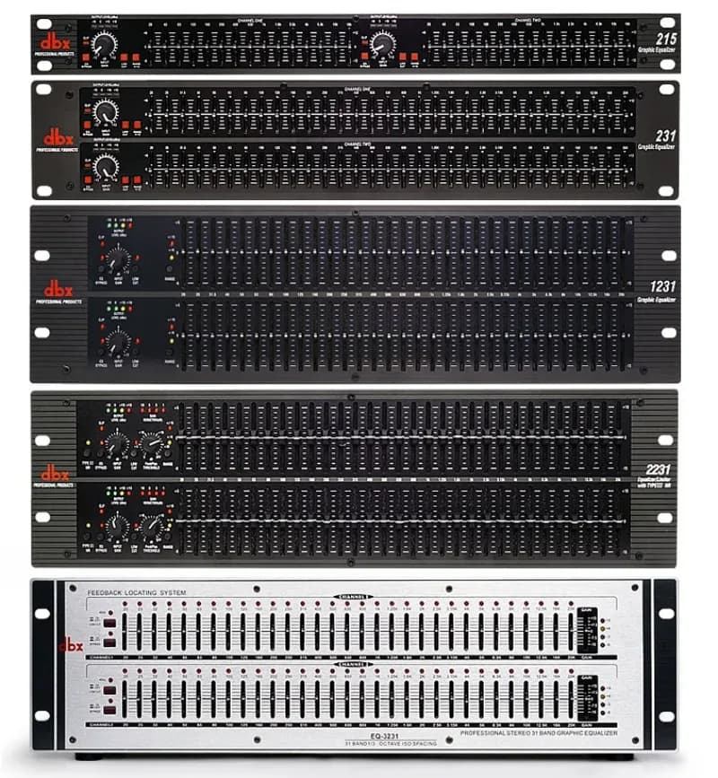 DBX2231 231S 1231 2231 3231 215 Graphic Equalizer Limiter