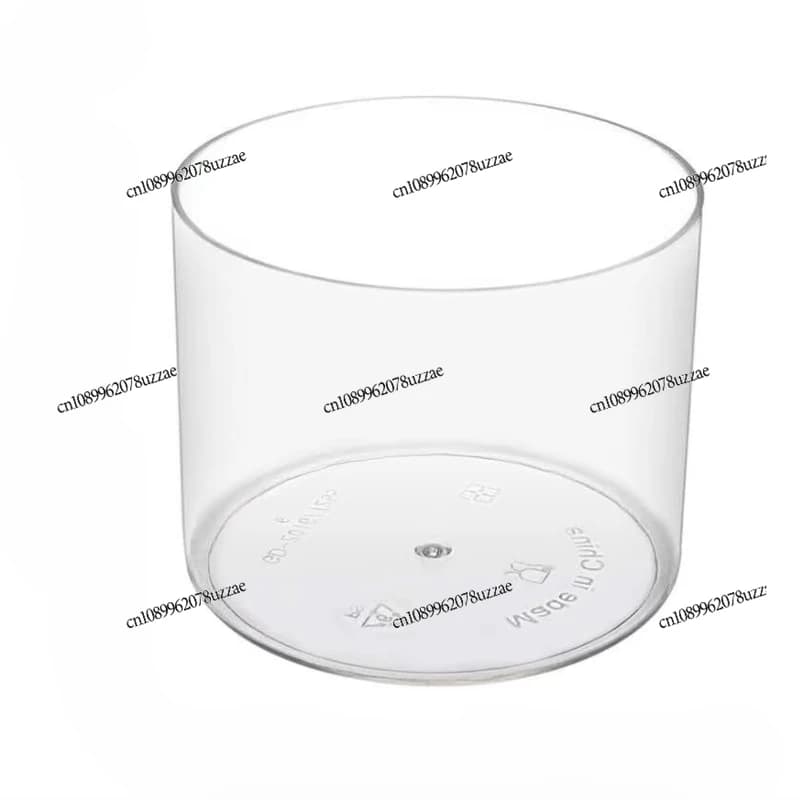 200ML Round Mousse Cup Cake Pudding Dessert Table Thickened Plastic Disposable Round Transparent