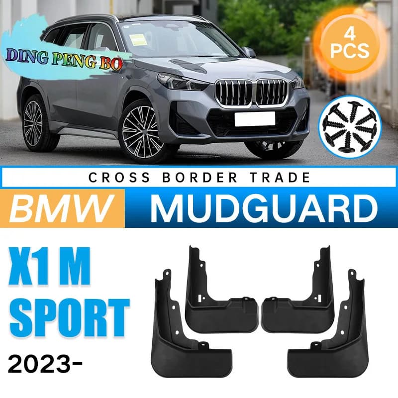 Mudflaps Front and Rear Mudguards Car Durable Fender Mud Flaps Splash Guards for BMW X1 IX1 U11 M35I M Sport   2023-2024