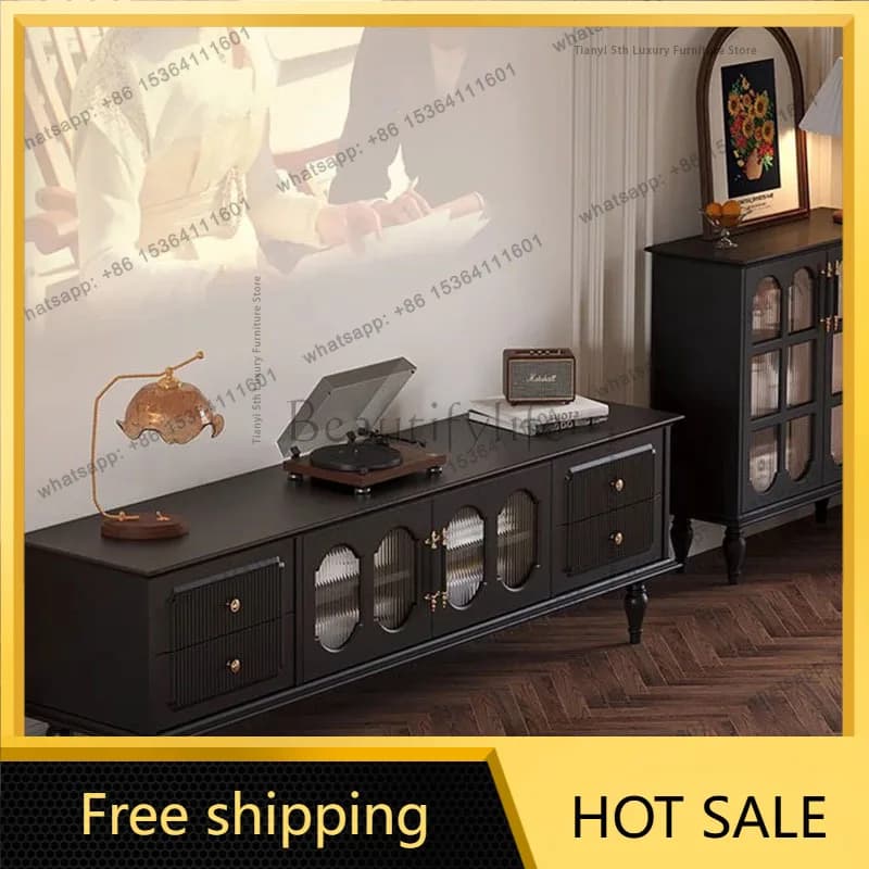 LSLuxury Supports TV Stands Living Room Entertainment Center TV Stands Cabinet Decoration Home Furniture Gabinete De Tv FYTS